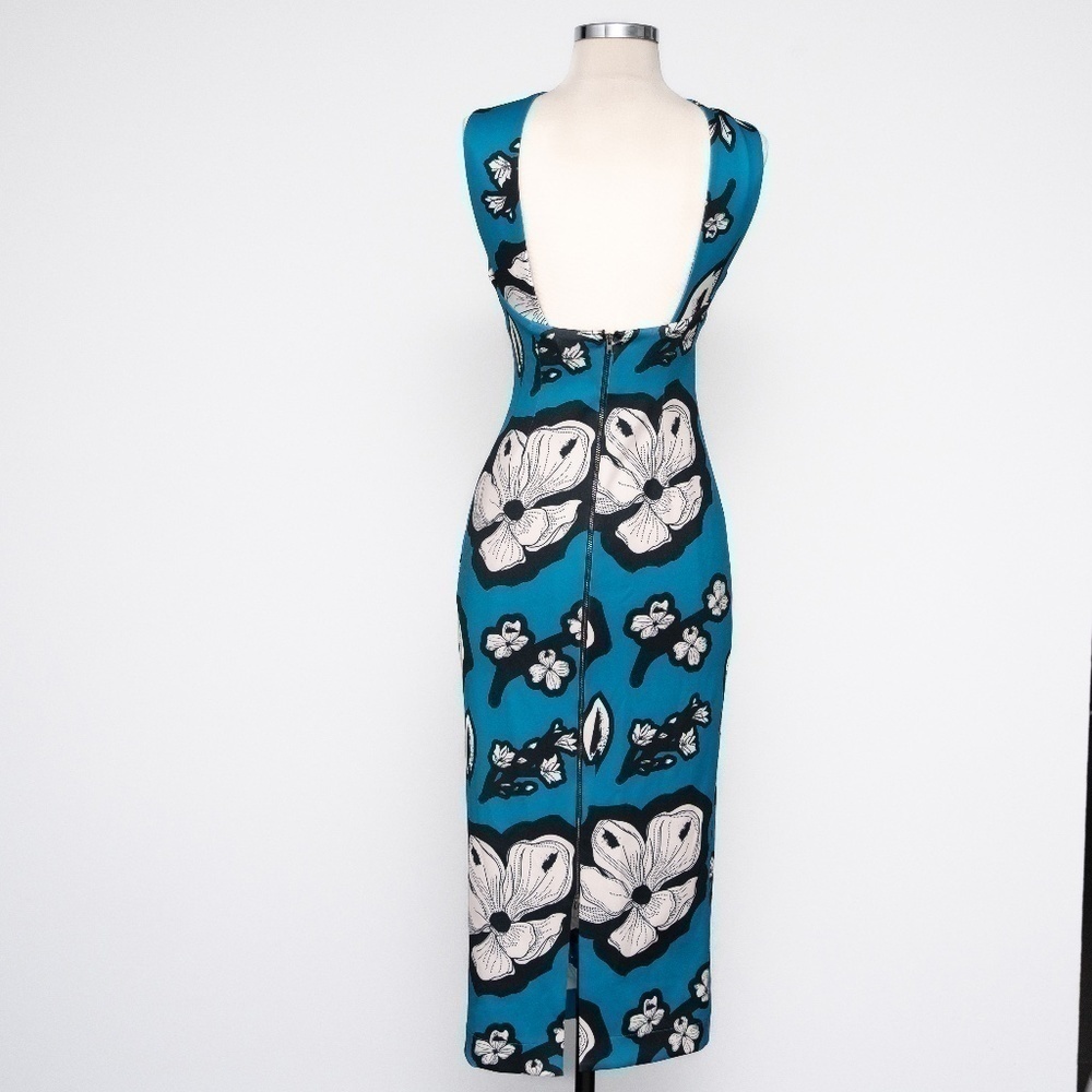 Kimberly Goldson. Chrissi peppermint floral sheath dress.‎ - Picture 3 of 16